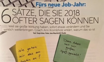 Auf ein erfolgreiches und zufriedenes 2018!