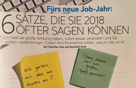 Auf ein erfolgreiches und zufriedenes 2018!