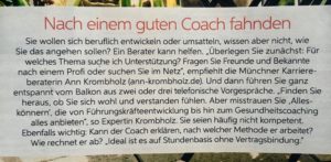 Wie finde ich einen guten Coach?